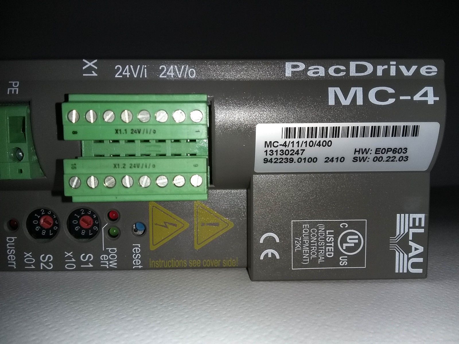 PACDRIVE Mc-4/11/10/400 Elau Schneider Electric-Elau Schneider Vietnam