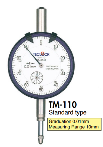 TM-110 Teclock-Đồng hồ so Teclock-Dial Indicators Teclock
